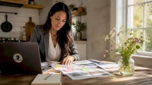 Real estate agent reviewing alternative platforms