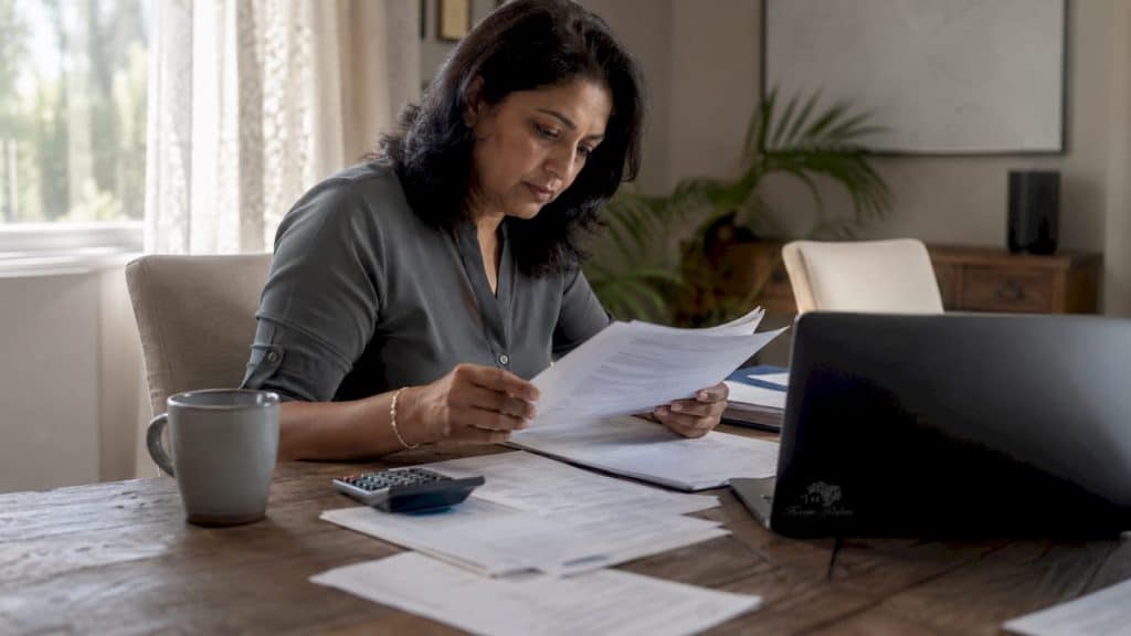 Buyer reviewing Ontario land transfer tax documents