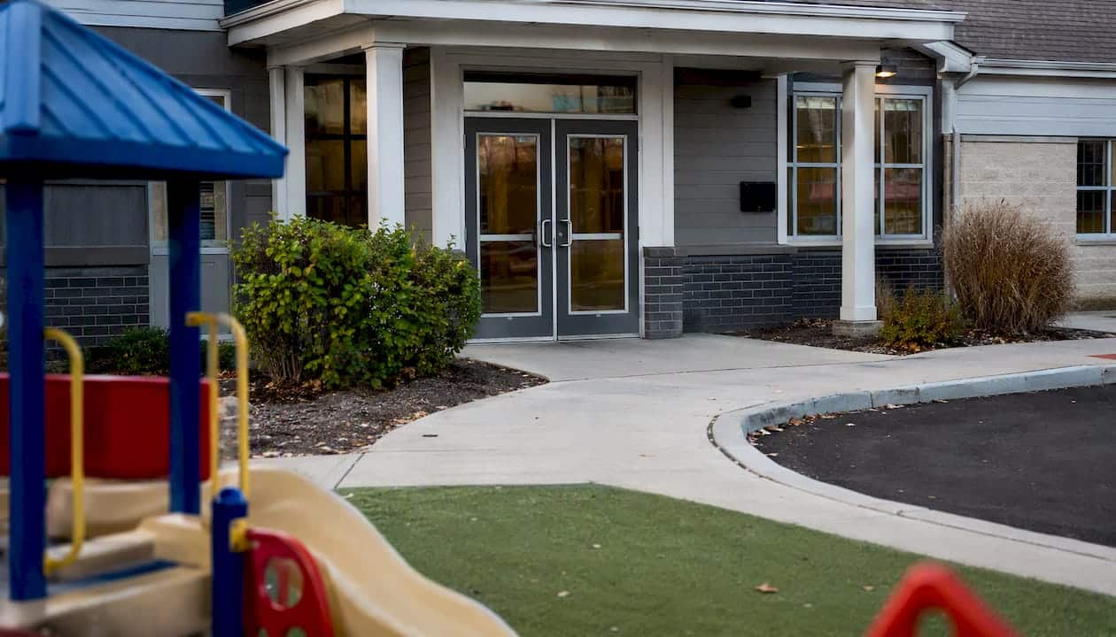 Entrance of an Innisfil licensed childcare centre
