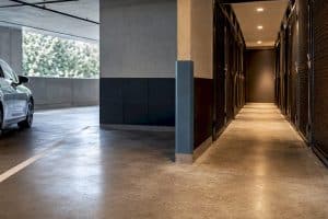 Anonymous condominium parking and storage area