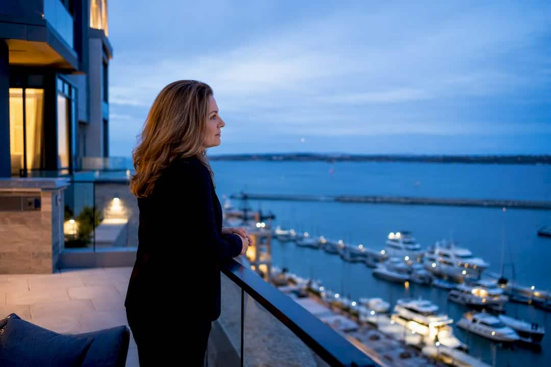 Friday Harbour waterfront condo beside marina