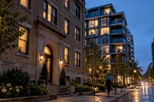 Older and newer Ontario rental buildings