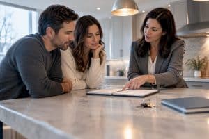 Homeowners comparing buy sell timing