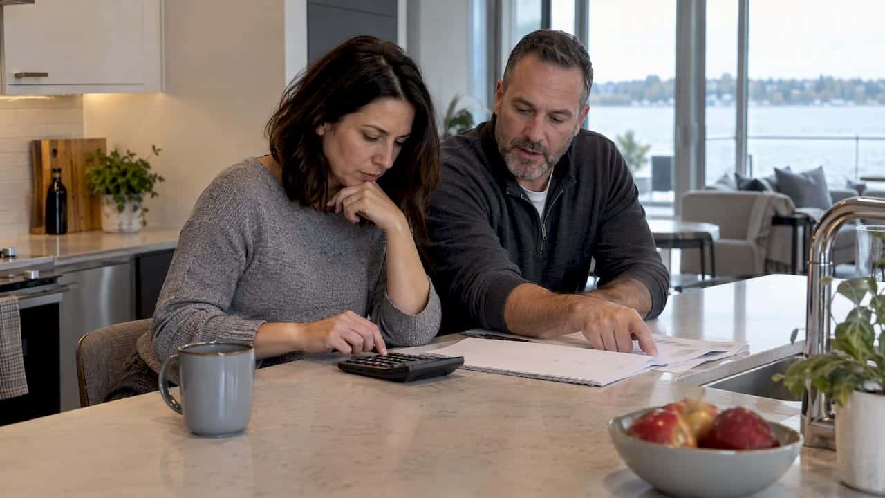 Investor reviewing Friday Harbour returns