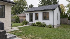 Permanent garden suite in an Ontario backyard