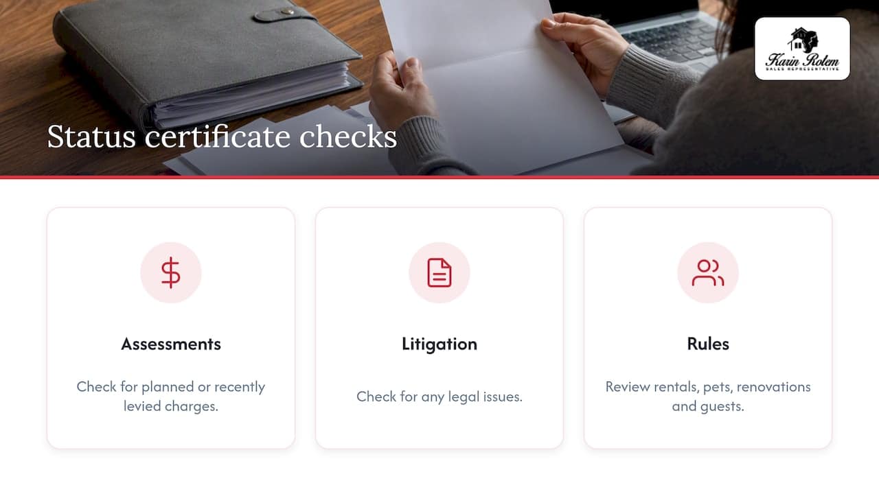 Status certificate checks for Ontario condo buyers