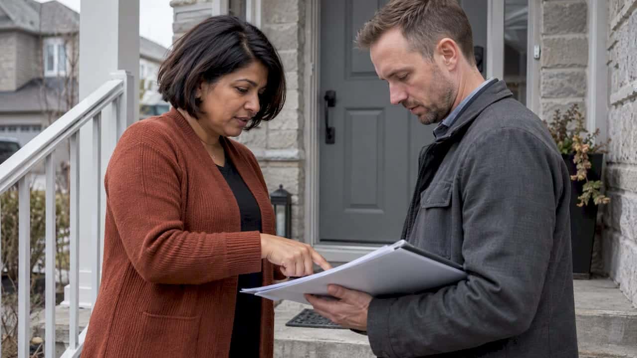 Landlord and broker reviewing rental coverage