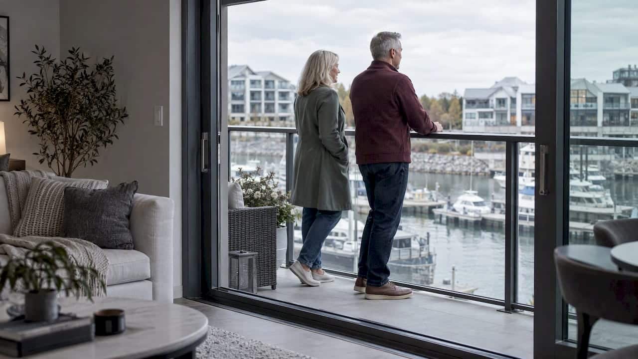 Buyers assessing a Canadian waterfront condo